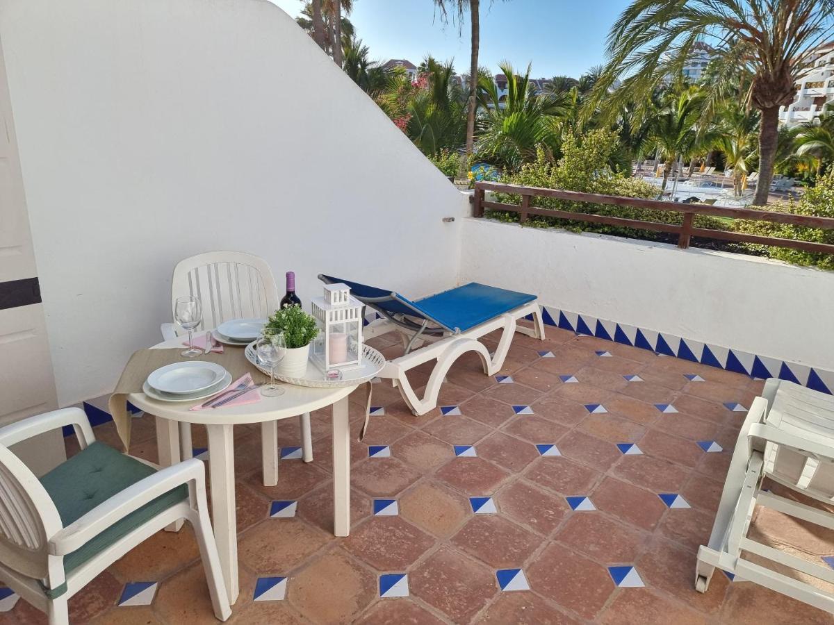 Studio Apartment No 1 Directly On The Beach And Sea, Terrace, Heated Pool, Wifi Плая-де-лас-Америкас Экстерьер фото